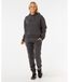 RIP CURL SURF STAPLE RELAXED HOOD - WASHED BLACK