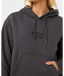 RIP CURL SURF STAPLE RELAXED HOOD - WASHED BLACK