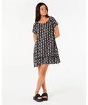 RIP CURL CALA NIGHTS SHIFT DRESS - BLACK