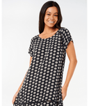 RIP CURL CALA NIGHTS SHIFT DRESS - BLACK