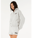SURF PUFF 1/4 ZIP - GREY MARLE
