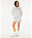 SURF PUFF 1/4 ZIP - GREY MARLE
