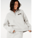 SURF PUFF 1/4 ZIP - GREY MARLE