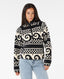 RIP CURL SAN CARLOS POLAR FLEECE - WASHED BLACK