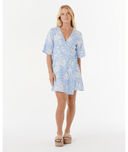 RIP CURL AOTS - TY WILLIAMS WRAP DRESS - BLUE