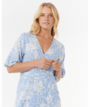 RIP CURL AOTS - TY WILLIAMS WRAP DRESS - BLUE