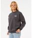 RIP CURL HIBISCUS DIAMOND HERITAGE CREW - WASHED BLACK