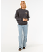 RIP CURL HIBISCUS DIAMOND HERITAGE CREW - WASHED BLACK