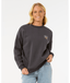 RIP CURL HIBISCUS DIAMOND HERITAGE CREW - WASHED BLACK