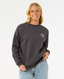 RIP CURL HIBISCUS DIAMOND HERITAGE CREW - WASHED BLACK