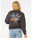 RIP CURL HIBISCUS DIAMOND HERITAGE CREW - WASHED BLACK