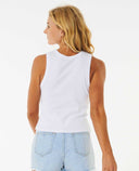 CLASSIC RIBBED TANK - OPTICAL WHITE
