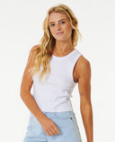 CLASSIC RIBBED TANK - OPTICAL WHITE