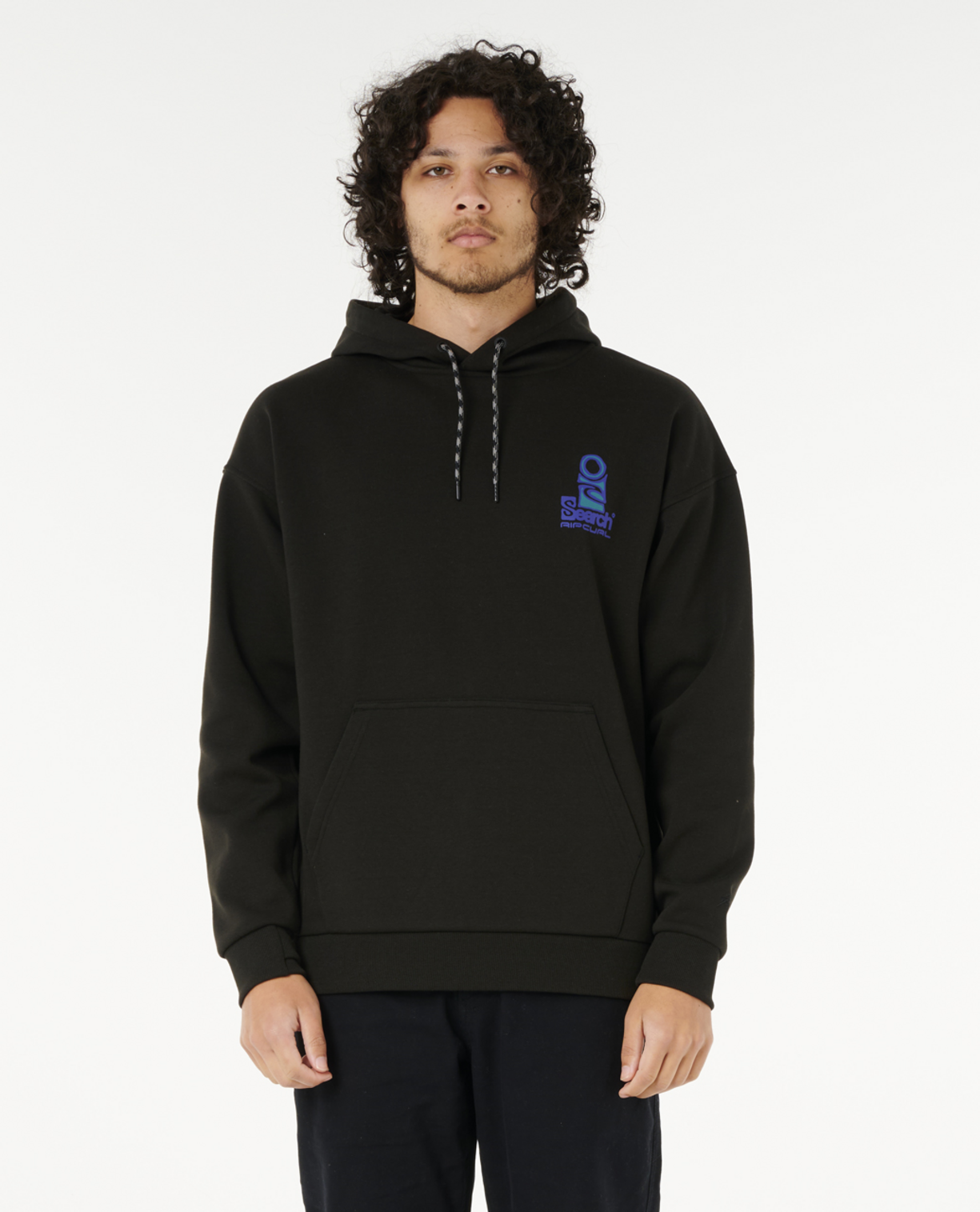 ANTI SERIES SEARCH STACK HOOD - BLACK – Mount Surf Shop