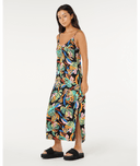 RIP CURL SUNSET LUAU MIDI DRESS  - MULTICO