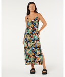 RIP CURL SUNSET LUAU MIDI DRESS  - MULTICO
