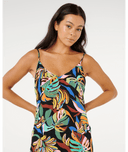 RIP CURL SUNSET LUAU MIDI DRESS  - MULTICO