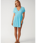 RIP CURL PREMIUM SURF S/S DRESS - SKY BLUE