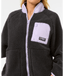 RIP CURL SHORE BREAK POLAR FLEECE - WASHED BLACK