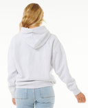 RIP CURL VARSITY HOODIE - GREY MARLE/MID BLUE