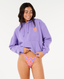 HIBISCUS HERITAGE HOOD - PURPLE