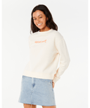 NEON ISLES RELAXED CREW - BONE