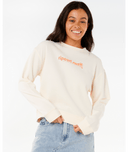 NEON ISLES RELAXED CREW - BONE