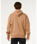 RIP CURL RIP SCRIPT ICON HOOD - MOCHA