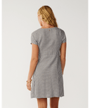 RIP CURL VIBE SURF DRESS - BLACK/OFF WHITE