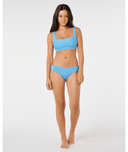 RIP CURL PREMIUM SURF D-DD CROP - AZURE BLUE