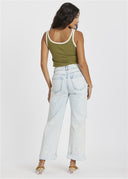 SISSTREVOLUTION LAYLA KNIT TANK TOP - CACTUS