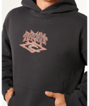 RIP CURL LIQUID TRIPS HOOD - WASHED BLACK
