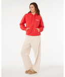 RIP CURL OCEAN BREAK HERITAGE HOOD- DEEP RED