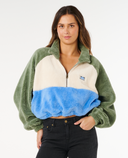 RIP CURL HOTEL MALIBU POLAR FLEECE - SAGE
