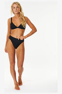 RIP CURL PREMIUM SURF HIGH CHEEKY - BLACK