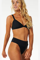 RIP CURL PREMIUM SURF HIGH CHEEKY - BLACK