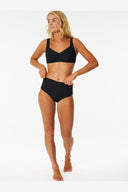 RIP CURL PREMIUM SURF HI WAIST GOOD - BLACK