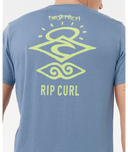 RIP CURL SEARCH ICON TEE - BLUEFIN