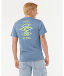 RIP CURL SEARCH ICON TEE - BLUEFIN