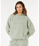 RIP CURL VARSITY SPORTS OVERSIZED HOOD- AQUA GRAY