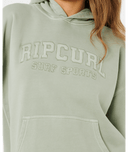 RIP CURL VARSITY SPORTS OVERSIZED HOOD- AQUA GRAY