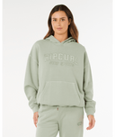 RIP CURL VARSITY SPORTS OVERSIZED HOOD- AQUA GRAY