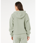 RIP CURL VARSITY SPORTS OVERSIZED HOOD- AQUA GRAY