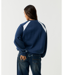 RIP CURL RETRO SWELL OVERSIZED CREW - NAVY