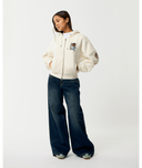RIP CURL SURF THE WORLD ZIP THRU - BONE