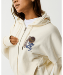 RIP CURL SURF THE WORLD ZIP THRU - BONE