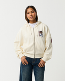 RIP CURL SURF THE WORLD ZIP THRU - BONE