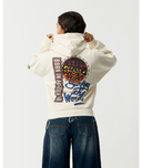 RIP CURL SURF THE WORLD ZIP THRU - BONE