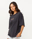 RIP CURL DESERT QUEEN HERITAGE TEE - WASHED BLACK