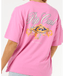 RIP CURL HIBISCUS DIAMOND HERITAGE TEE - PINK